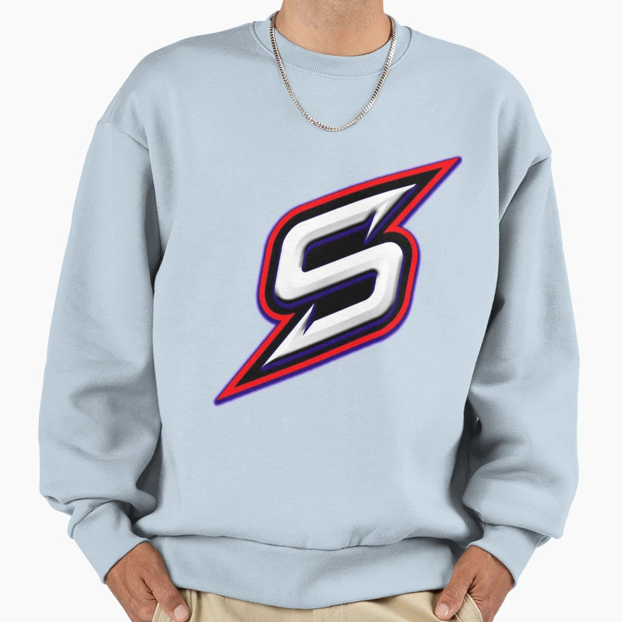 Simple S Letter Sweatshirt - Novelty Apparel Unisex - T-Shirt, Sweatshirt, Hoodie