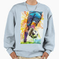 Football Watercolor Sport Art Sweatshirt - Streetwear Style Unisex - T-Shirt, Sweatshirt, Hoodie
