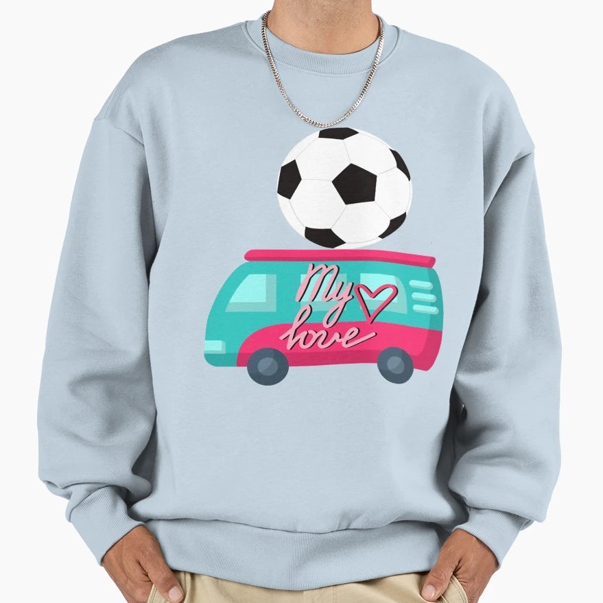 My Second Love Is Football Sweatshirt - Unique Graphic Unisex - T-Shirt, Sweatshirt, Hoodie