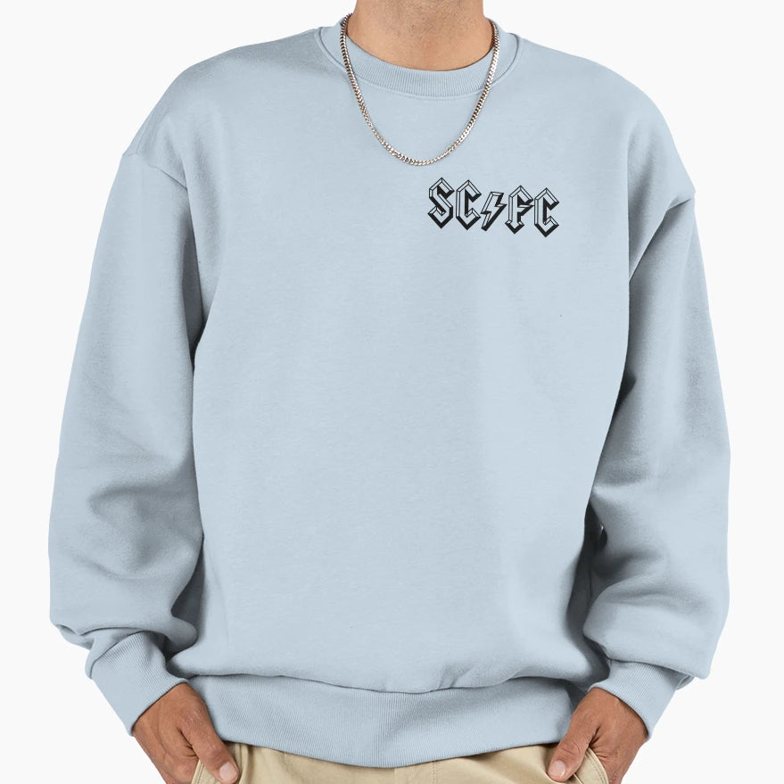 Swansea City Scfc Black Lightning Sweatshirt - Unique Graphic Men Women - T-Shirt, Sweatshirt, Hoodie