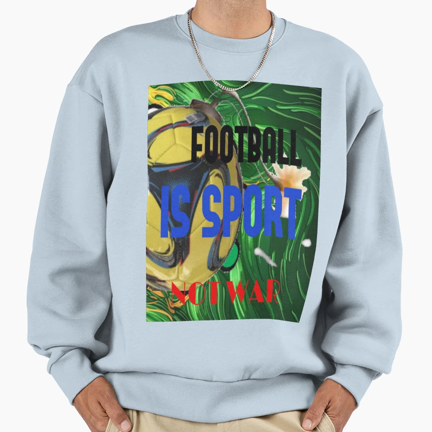Football Sweatshirt - Minimalist Print Men Women - T-Shirt, Sweatshirt, Hoodie