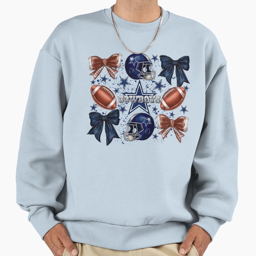 Cowboys Football Sweatshirt - Novelty Apparel for Adults - T-Shirt, Sweatshirt, Hoodie