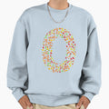 O Letter Autumn Leaves Letter O Sweatshirt - Unique Graphic for Adults - T-Shirt, Sweatshirt, Hoodie
