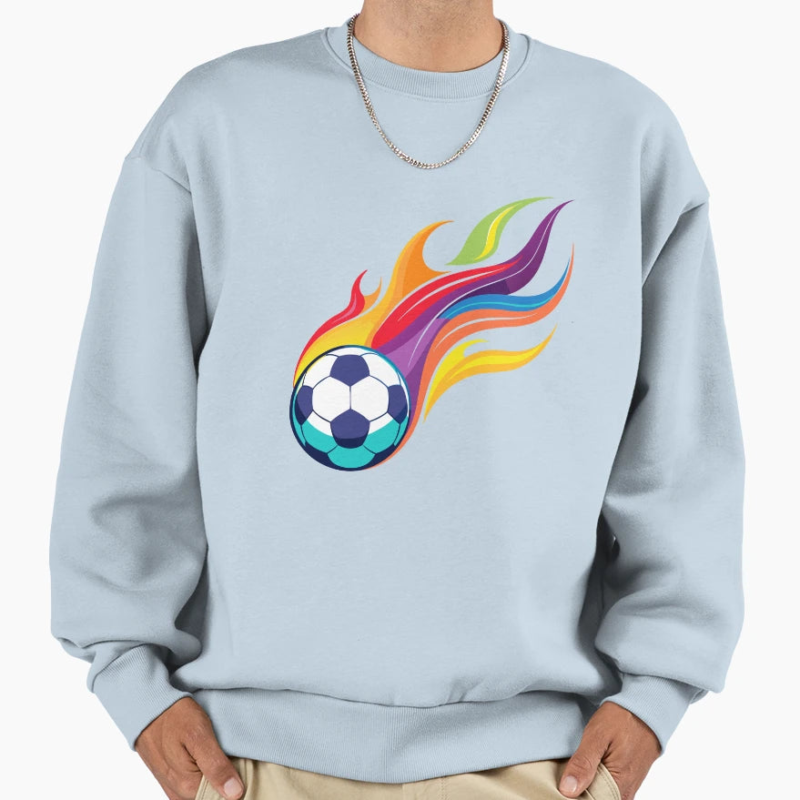 Soccer Ball Sweatshirt - Streetwear Style for Adults - T-Shirt, Sweatshirt, Hoodie