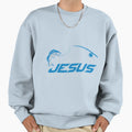 Even Jesus Had Fish Story Funny Fishing Sweatshirt - Graphic Print Unisex - T-Shirt, Sweatshirt, Hoodie