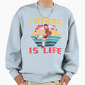 Love Anime And Futbol Is Life Sweatshirt - Custom Art Print Men Women - T-Shirt, Sweatshirt, Hoodie