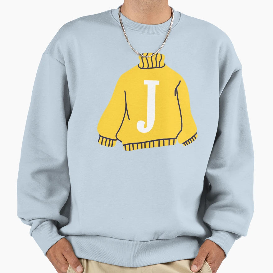 Letter Sweatshirt - Aesthetic Graphic Men Women - T-Shirt, Sweatshirt, Hoodie