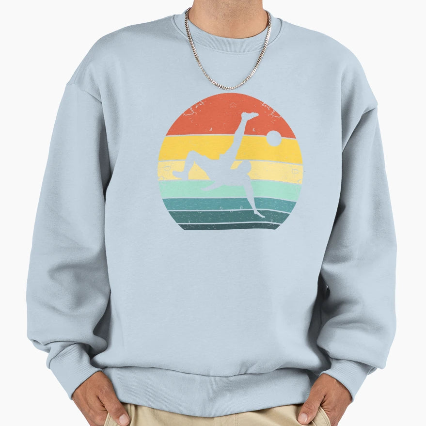 70 Soccer Bicycle Kick Football Sweatshirt - Novelty Apparel Unisex - T-Shirt, Sweatshirt, Hoodie
