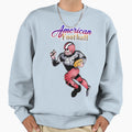 American Football Illustration Sweatshirt - Novelty Apparel for Adults - T-Shirt, Sweatshirt, Hoodie