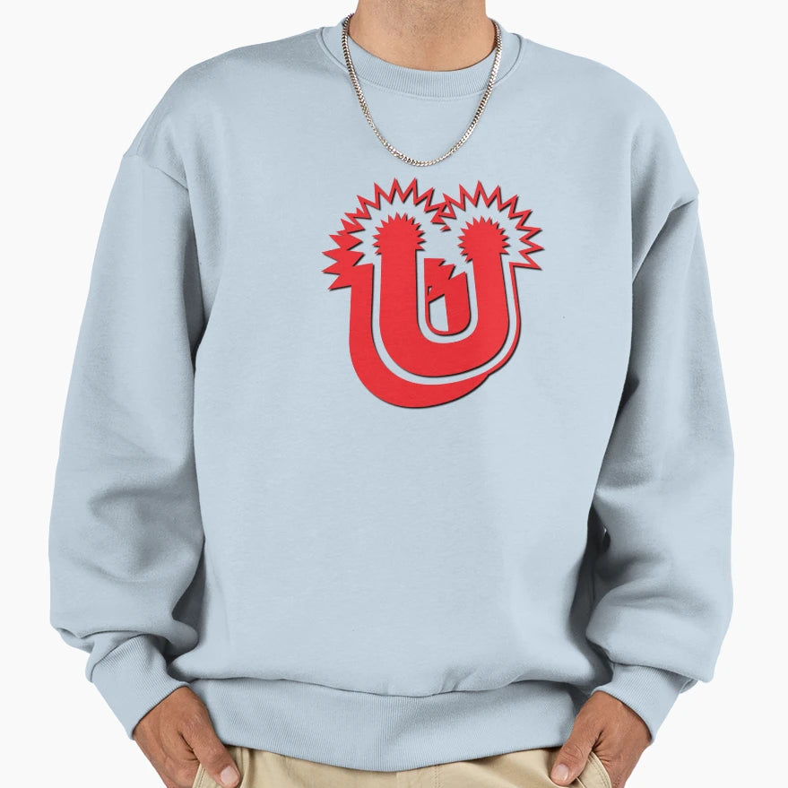U Initial Letter U Sweatshirt - Casual Everyday Wear Unisex - T-Shirt, Sweatshirt, Hoodie