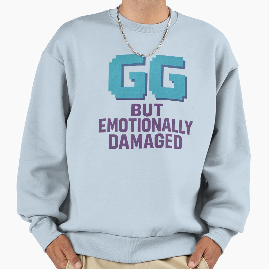 Gg Funny Gamer Sweatshirt - Trendy Graphic Men Women - T-Shirt, Sweatshirt, Hoodie