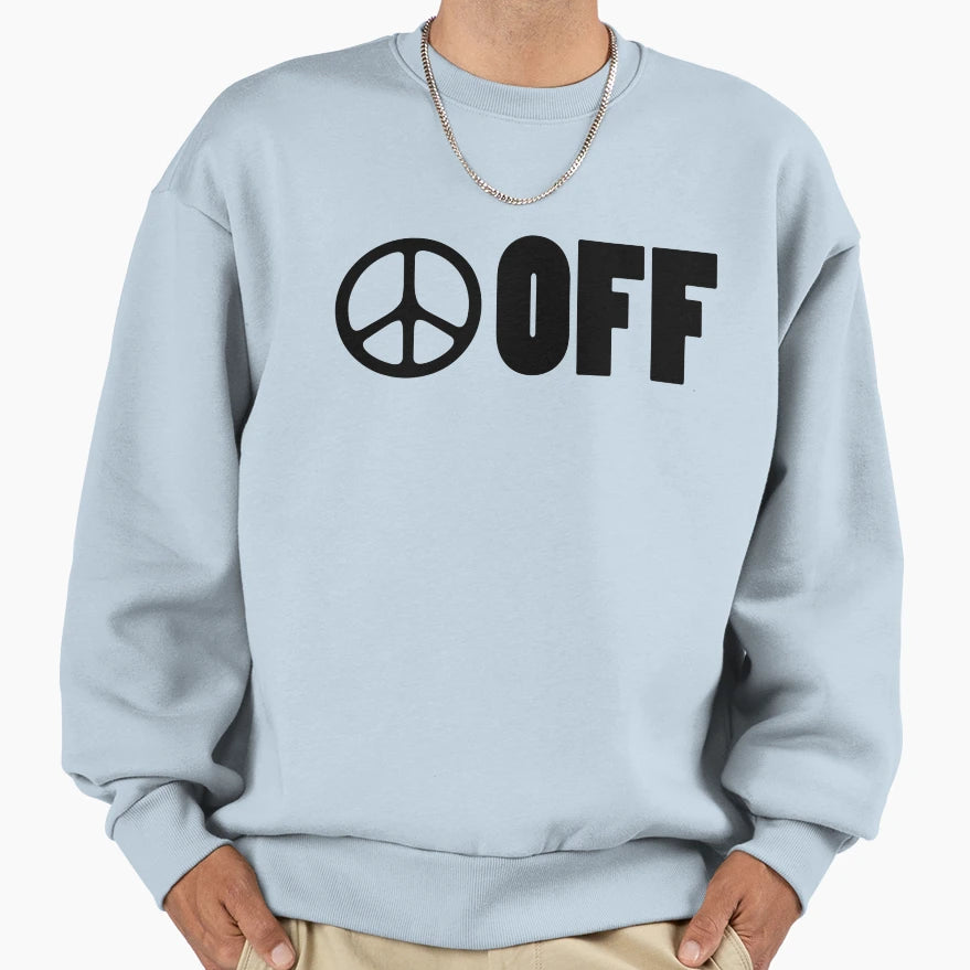 Funny Peace Sign Sweatshirt - Custom Art Print Unisex - T-Shirt, Sweatshirt, Hoodie
