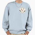 Mens P O Life Badge Pitcher Baseball Sweatshirt - Minimalist Print Unisex - T-Shirt, Sweatshirt, Hoodie