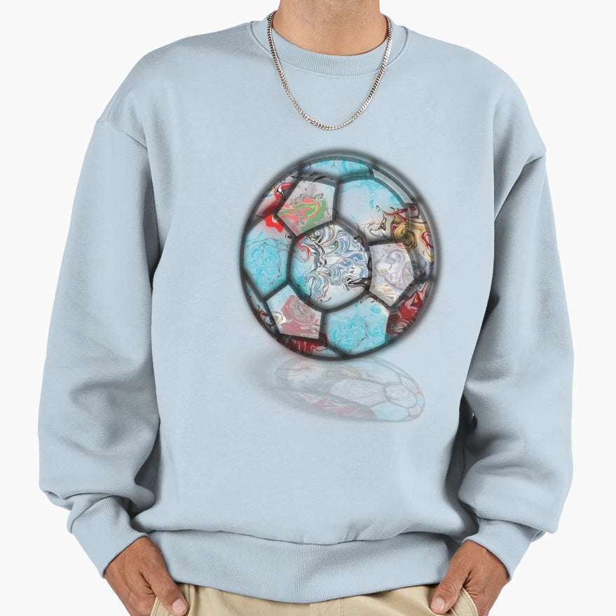 Fantasy Soccer Luminescence Sweatshirt - Unique Graphic for Adults - T-Shirt, Sweatshirt, Hoodie