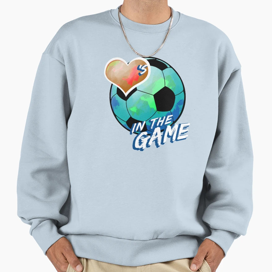 Soccer Hearts Game Multi Clean Sweatshirt - Graphic Print Men Women - T-Shirt, Sweatshirt, Hoodie