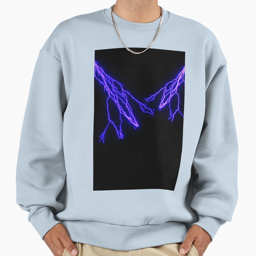 Lightning Bolts Sweatshirt - Aesthetic Graphic Unisex - T-Shirt, Sweatshirt, Hoodie