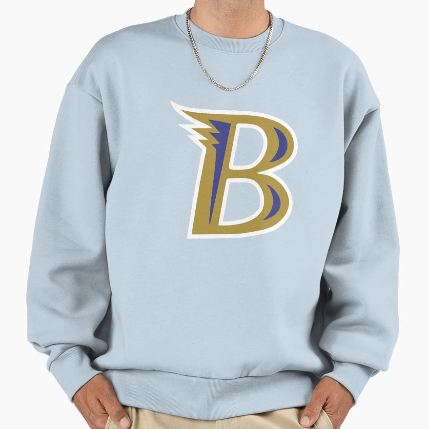B Raven Letter Sweatshirt - Graphic Print Men Women - T-Shirt, Sweatshirt, Hoodie