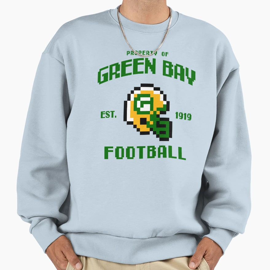 Property Green Bay Packers Football Sweatshirt - Custom Art Print Men Women - T-Shirt, Sweatshirt, Hoodie