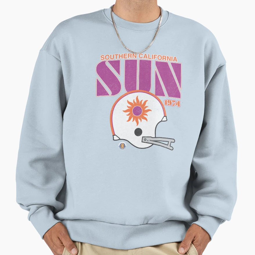 Southern California Sun Helmet Sweatshirt - Trendy Graphic Unisex - T-Shirt, Sweatshirt, Hoodie
