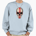 English Flag Skull Sweatshirt - Casual Everyday Wear Unisex - T-Shirt, Sweatshirt, Hoodie