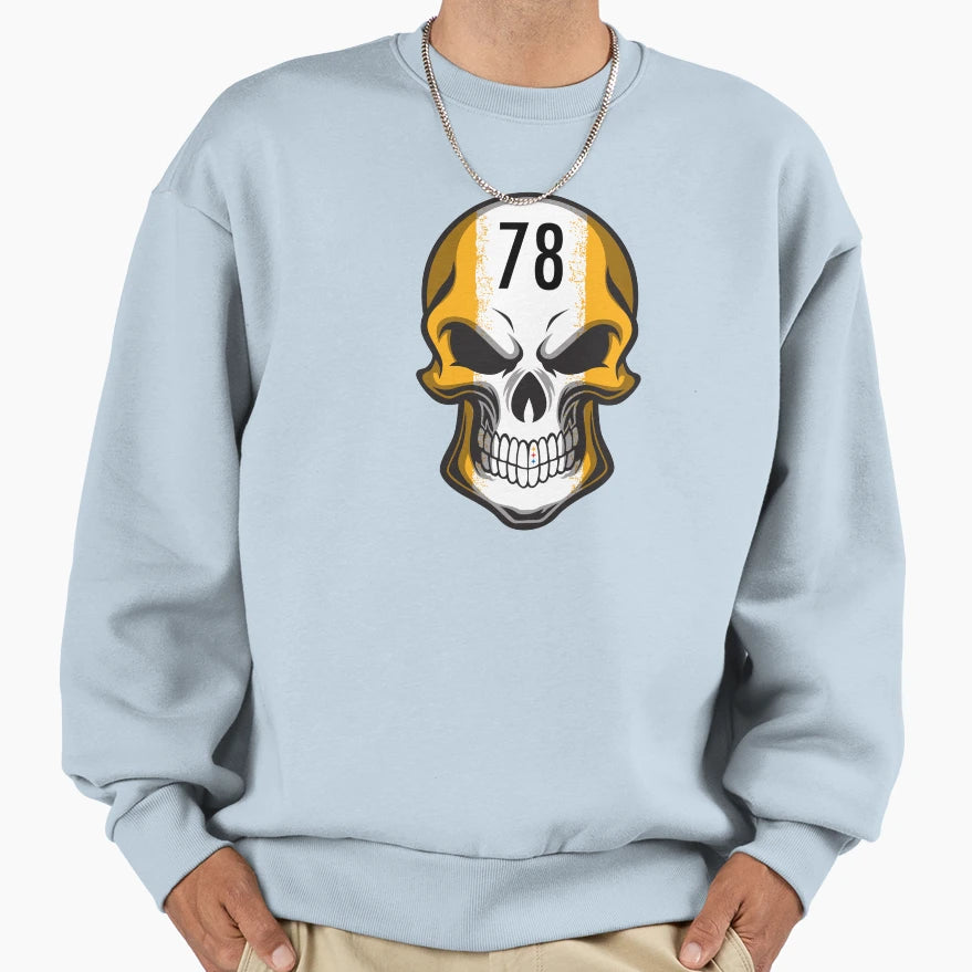 Skull 78 Sweatshirt - Graphic Print Unisex - T-Shirt, Sweatshirt, Hoodie