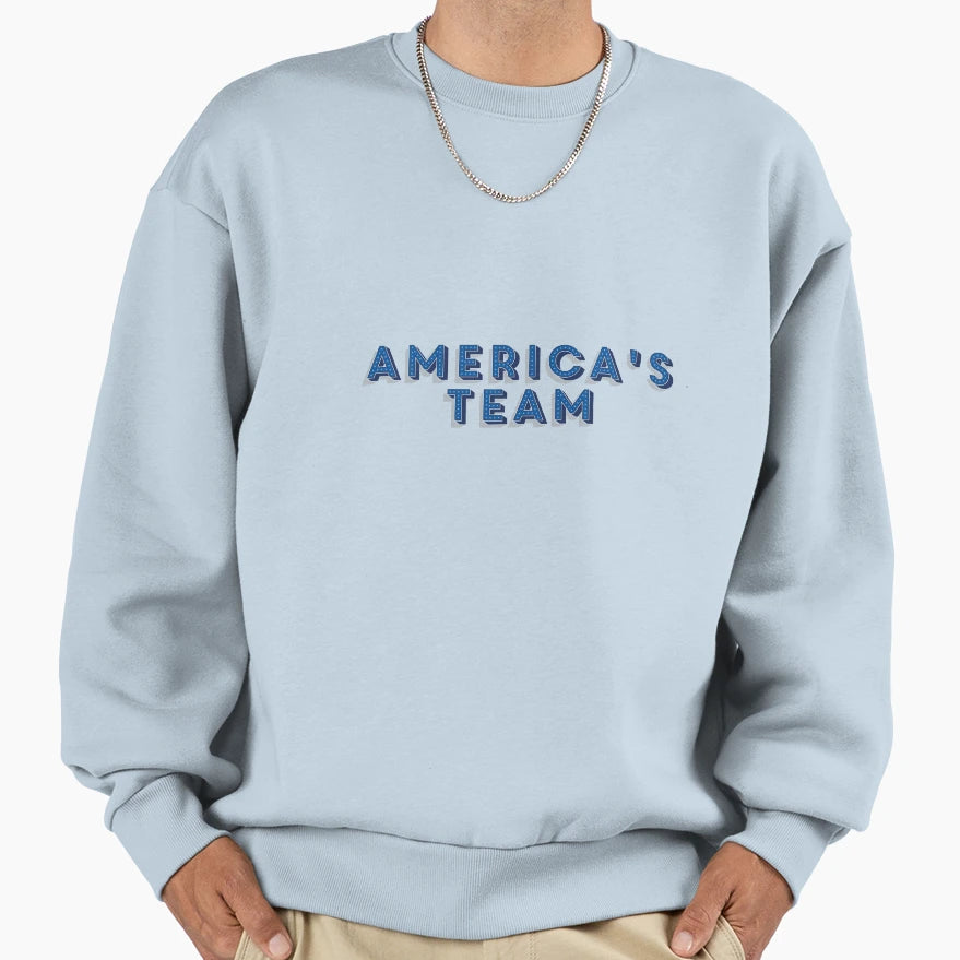 Americas Team Sweatshirt - Fun Novelty Design for Adults - T-Shirt, Sweatshirt, Hoodie