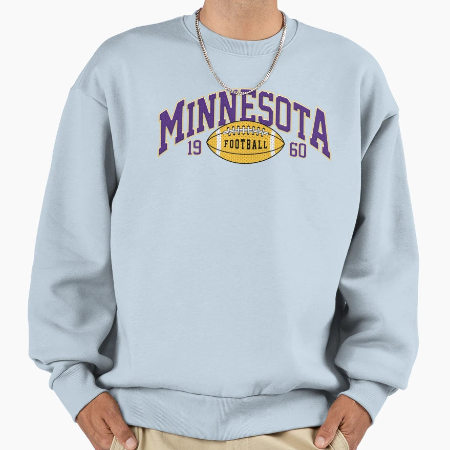Minnesota Football Varsity Sweatshirt - Graphic Print for Adults - T-Shirt, Sweatshirt, Hoodie