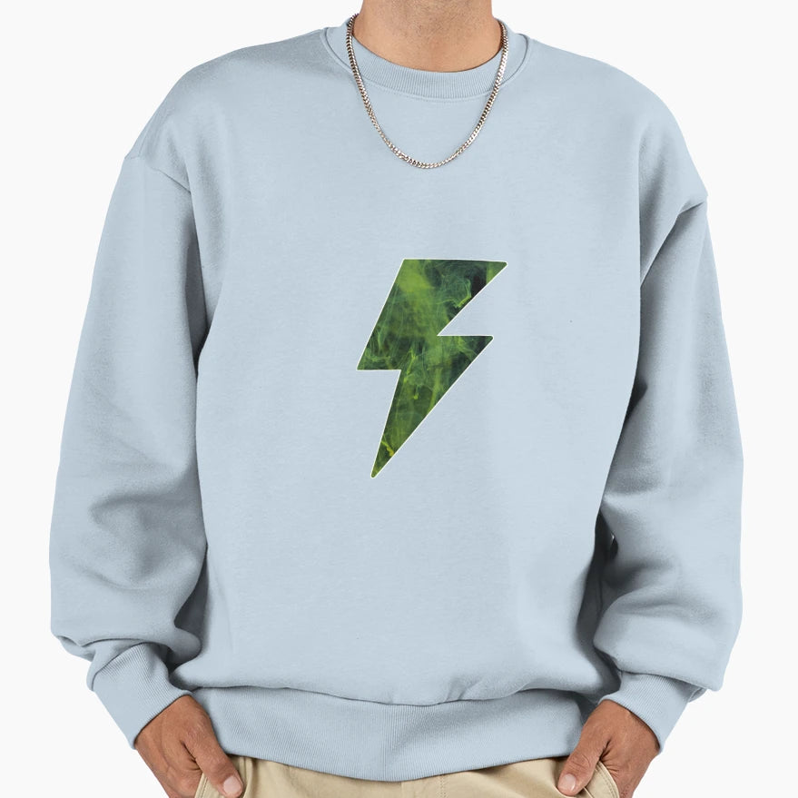 Lightning Bolt Aesthetic Sweatshirt - Custom Art Print for Adults - T-Shirt, Sweatshirt, Hoodie