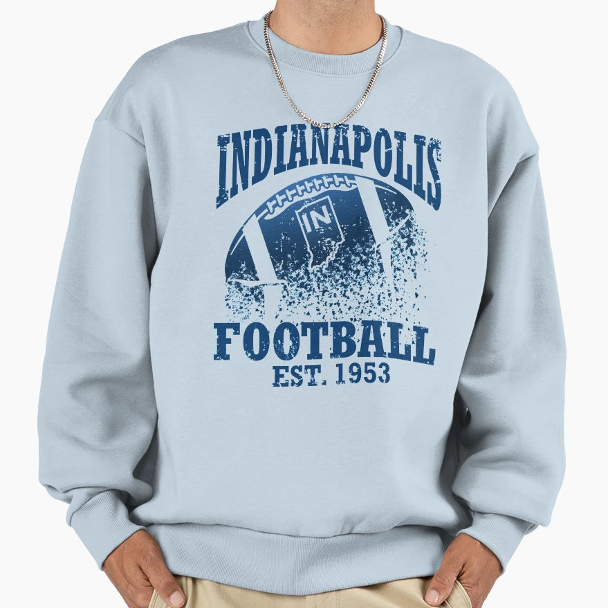 Indianapolis Football Sweatshirt - Novelty Apparel Men Women - T-Shirt, Sweatshirt, Hoodie
