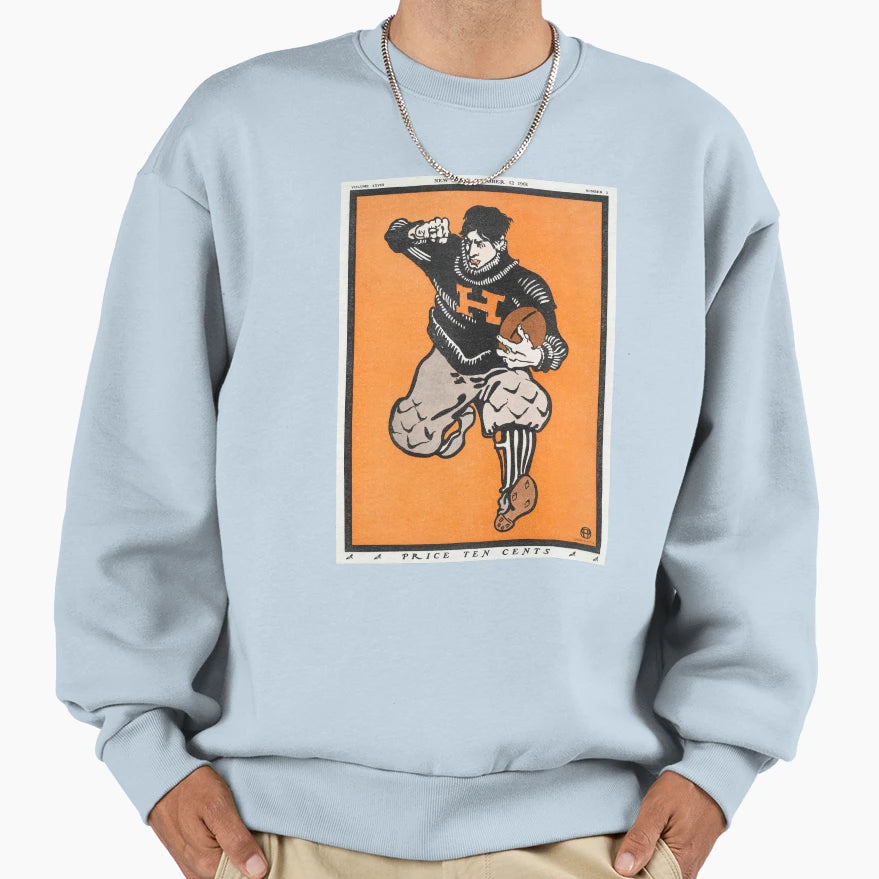 Harvard Athlete American Football Sweatshirt - Aesthetic Graphic Men Women - T-Shirt, Sweatshirt, Hoodie
