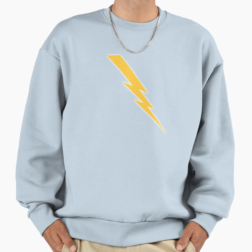 Lightning Bolt Flash Sweatshirt - Unique Graphic for Adults - T-Shirt, Sweatshirt, Hoodie