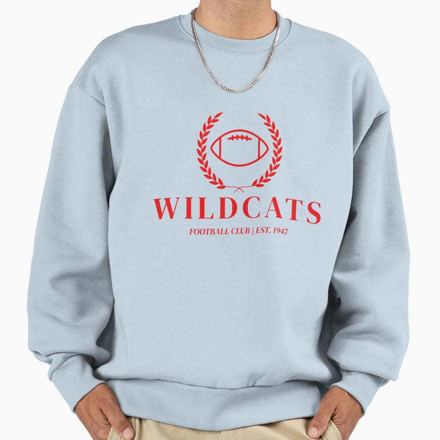 Wildcats Football Club Snoqualmie Wa Sweatshirt - Trendy Graphic Unisex - T-Shirt, Sweatshirt, Hoodie