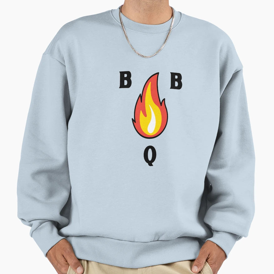 Bbq Barbecue Face Sweatshirt - Custom Art Print Unisex - T-Shirt, Sweatshirt, Hoodie