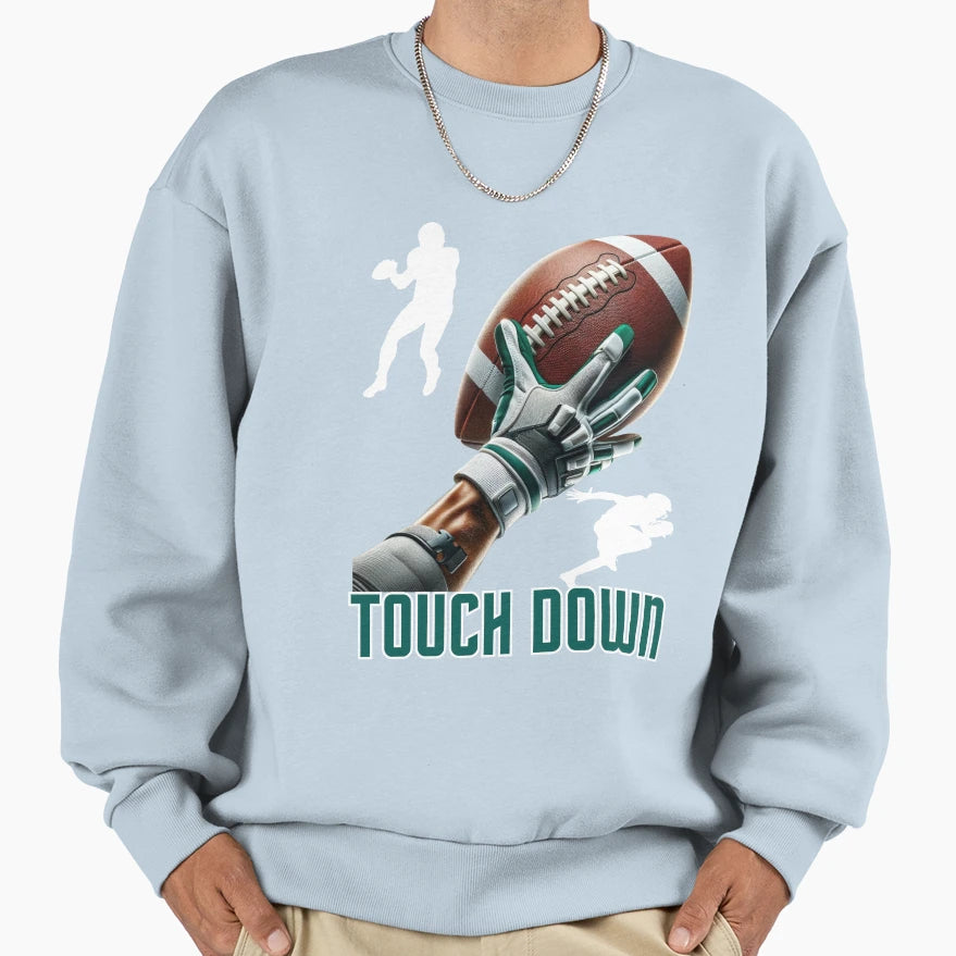 Touchdown Sweatshirt - Minimalist Print for Adults - T-Shirt, Sweatshirt, Hoodie