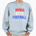 Wings Football And Beer American Sweatshirt - Unique Graphic for Adults - T-Shirt, Sweatshirt, Hoodie