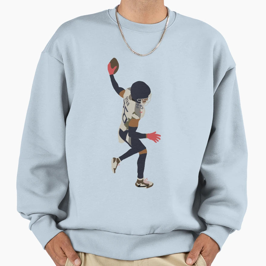American Football Cornerback Sweatshirt - Unique Graphic Men Women - T-Shirt, Sweatshirt, Hoodie
