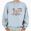 My Second Love Is Football Sweatshirt - Aesthetic Graphic Men Women - T-Shirt, Sweatshirt, Hoodie