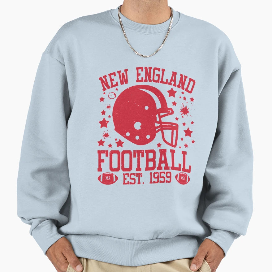 New England Patriots Sweatshirt - Aesthetic Graphic Unisex - T-Shirt, Sweatshirt, Hoodie