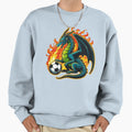 Dragon Soccer Ball Sweatshirt - Streetwear Style for Adults - T-Shirt, Sweatshirt, Hoodie