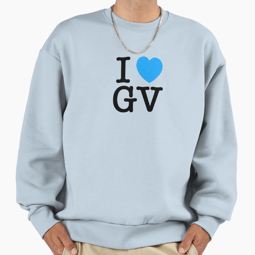 I 3 Gv Sweatshirt - Novelty Apparel for Adults - T-Shirt, Sweatshirt, Hoodie