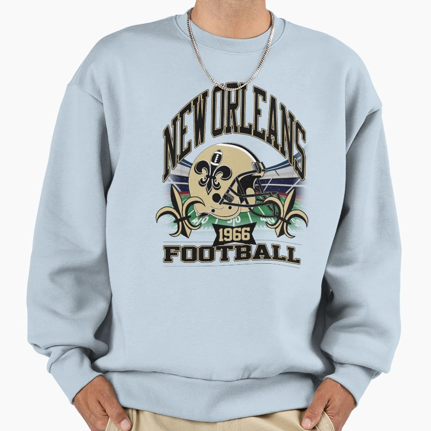 Art New Orleans Saints Sweatshirt - Aesthetic Graphic for Adults - T-Shirt, Sweatshirt, Hoodie
