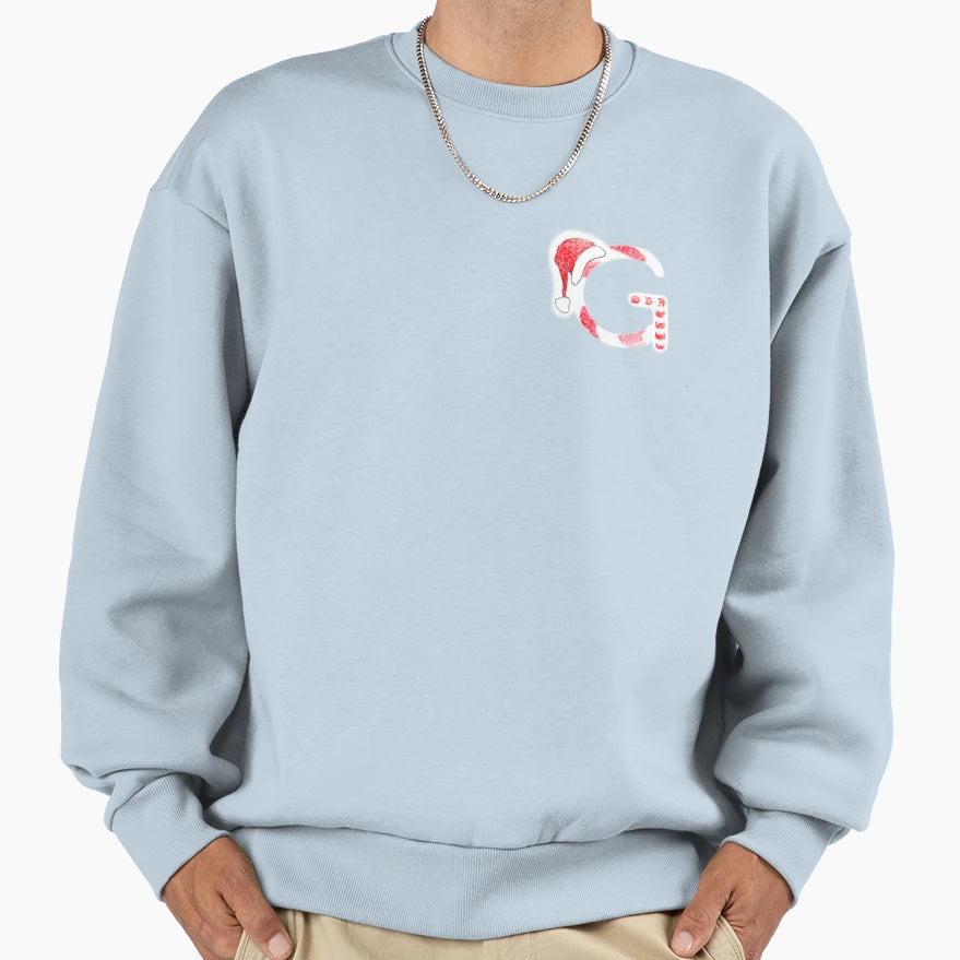 Candy Cane G Santa Sweatshirt - Minimalist Print Unisex - T-Shirt, Sweatshirt, Hoodie