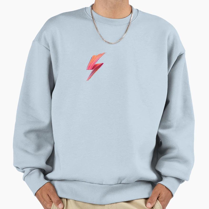 Lightning Sweatshirt - Custom Art Print Men Women - T-Shirt, Sweatshirt, Hoodie