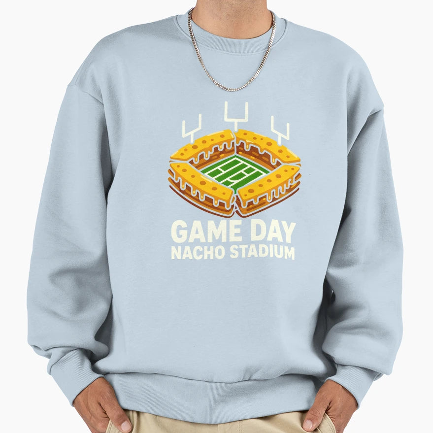 Nacho Stadium Sports Fans And Sweatshirt - Fun Novelty Design Unisex - T-Shirt, Sweatshirt, Hoodie