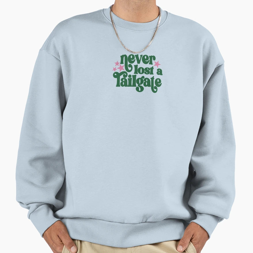 Never Lost Tailgate Sweatshirt - Fun Novelty Design for Adults - T-Shirt, Sweatshirt, Hoodie