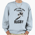 American Rugby Player Gift Sweatshirt - Casual Everyday Wear for Adults - T-Shirt, Sweatshirt, Hoodie