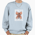 Tiger Coquette Bow Sweatshirt - Aesthetic Graphic Men Women - T-Shirt, Sweatshirt, Hoodie