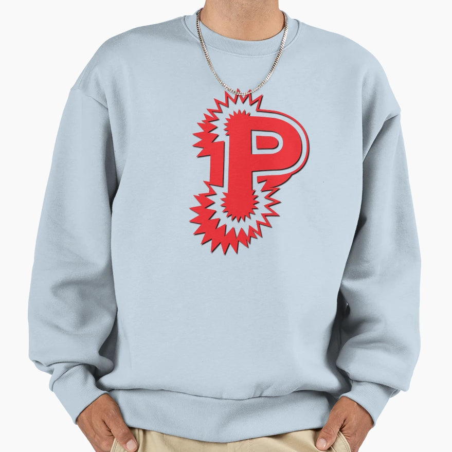 P Initial Letter P Sweatshirt - Streetwear Style Men Women - T-Shirt, Sweatshirt, Hoodie