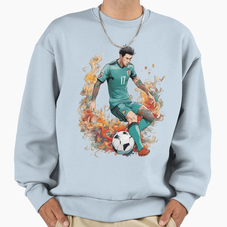 Football Asia Sweatshirt - Unique Graphic for Adults - T-Shirt, Sweatshirt, Hoodie