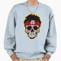 Pat Kansas City Football Aztec Skulls T-Shirt - Fun Novelty Design Unisex - T-Shirt, Sweatshirt, Hoodie